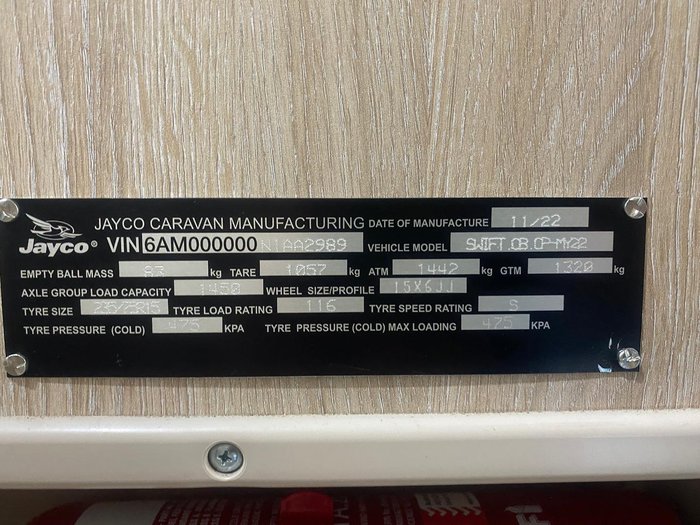 2022 Jayco Swift Outback 9Ft
