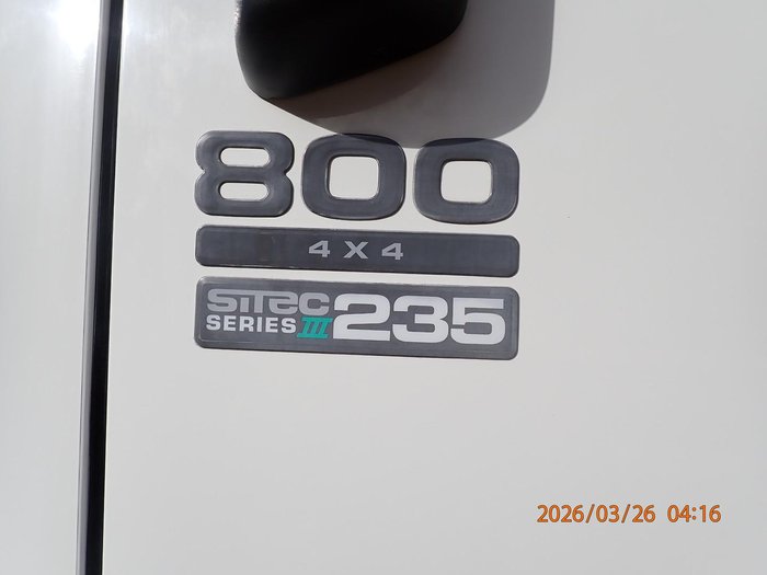 2012 Isuzu F Series FTS 800 WHITE