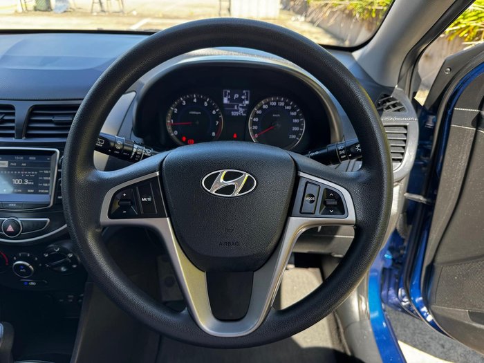 2016 Hyundai Accent Active RB4 MY17 Dazzling Blue