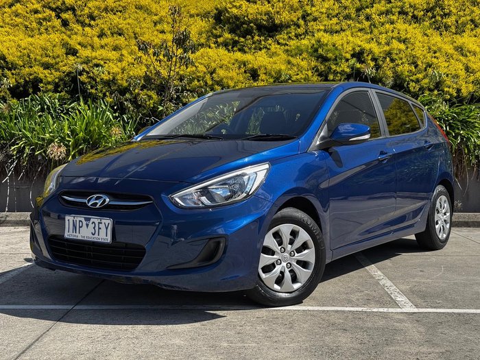 2016 Hyundai Accent Active RB4 MY17 Dazzling Blue