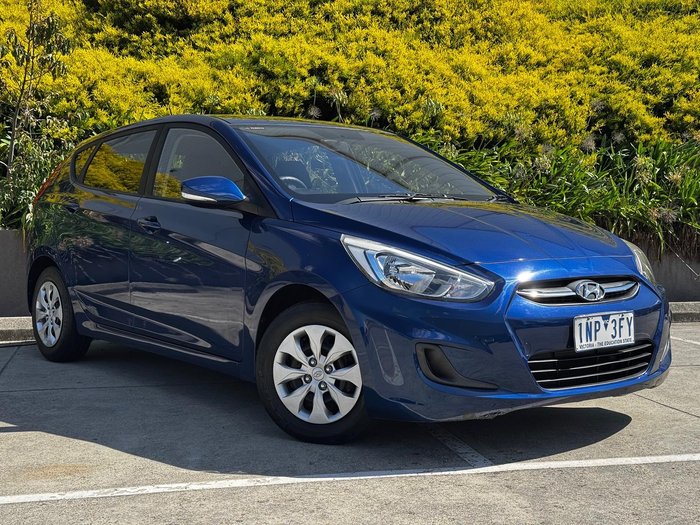 2016 Hyundai Accent Active RB4 MY17 Dazzling Blue