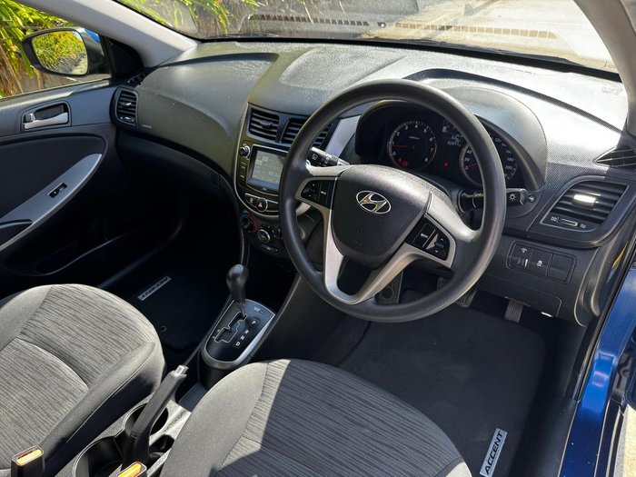 2016 Hyundai Accent Active RB4 MY17 Dazzling Blue