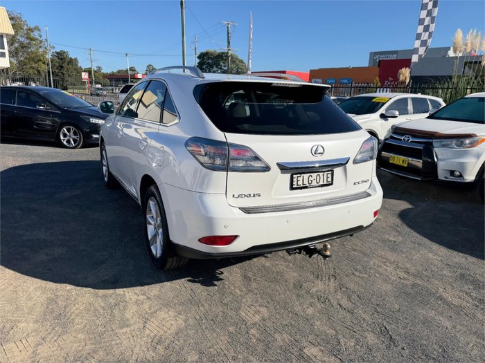 2012 LEXUS RX350 SPORTS LUXURY GGL15R WHITE