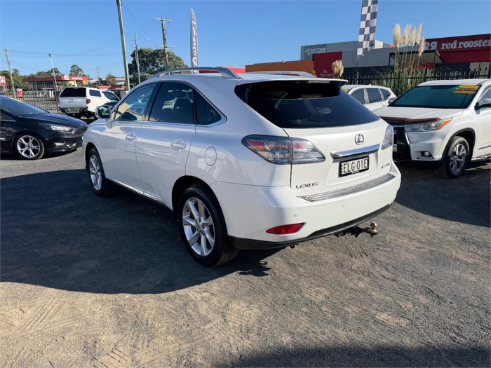 2012 LEXUS RX350 SPORTS LUXURY GGL15R WHITE