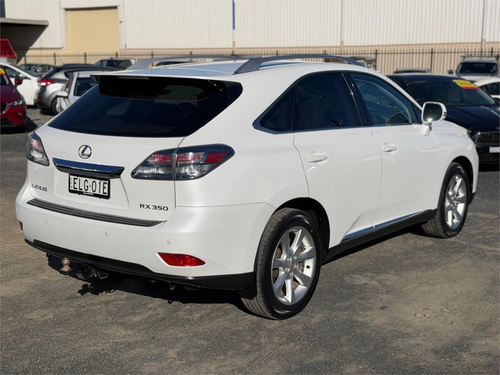 2012 LEXUS RX350 SPORTS LUXURY GGL15R WHITE