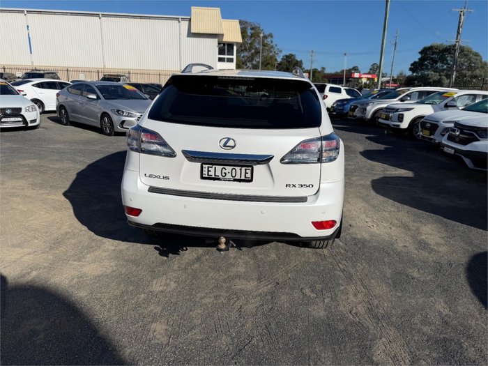 2012 LEXUS RX350 SPORTS LUXURY GGL15R WHITE