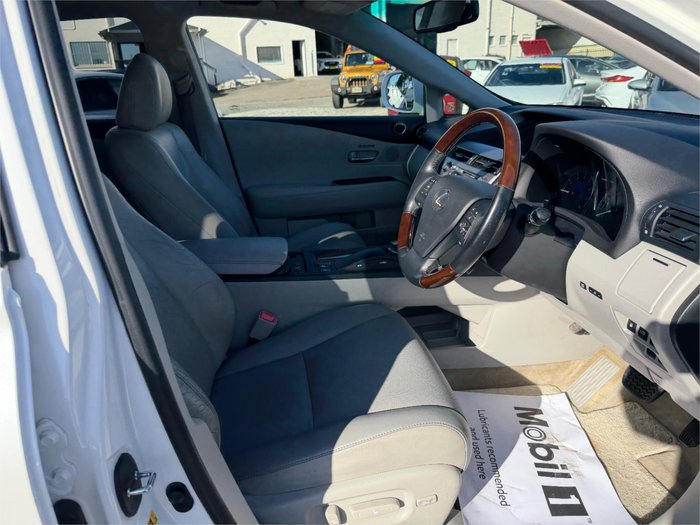 2012 LEXUS RX350 SPORTS LUXURY GGL15R WHITE