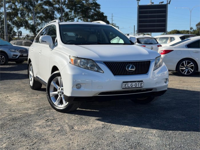 2012 LEXUS RX350 SPORTS LUXURY GGL15R WHITE
