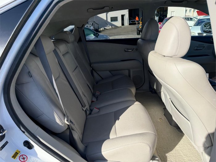 2012 LEXUS RX350 SPORTS LUXURY GGL15R WHITE