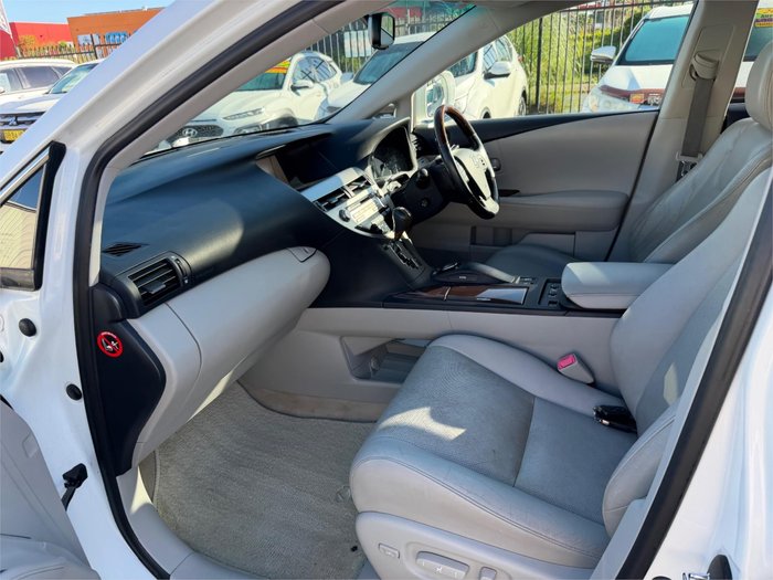 2012 LEXUS RX350 SPORTS LUXURY GGL15R WHITE