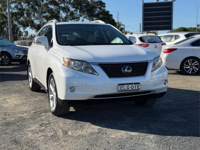 2012 LEXUS RX350 SPORTS LUXURY GGL15R WHITE