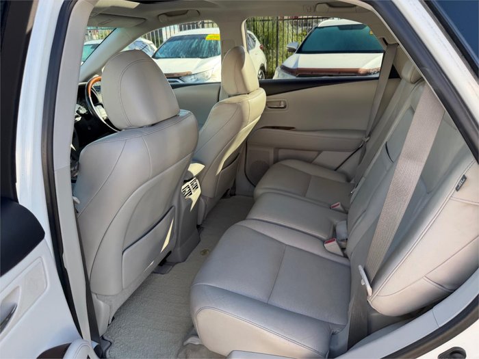 2012 LEXUS RX350 SPORTS LUXURY GGL15R WHITE