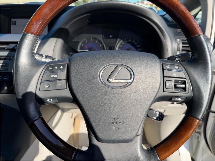 2012 LEXUS RX350 SPORTS LUXURY GGL15R WHITE