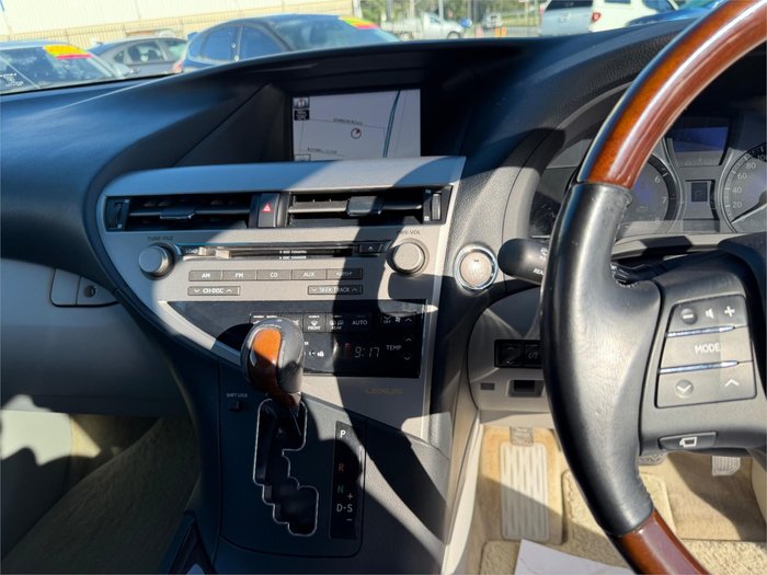 2012 LEXUS RX350 SPORTS LUXURY GGL15R WHITE