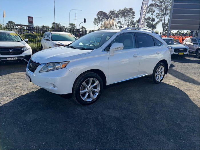 2012 LEXUS RX350 SPORTS LUXURY GGL15R WHITE