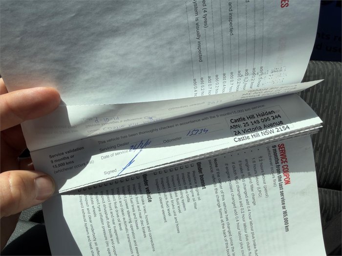 2014 HOLDEN COMMODORE EVOKE (LPG) VF White