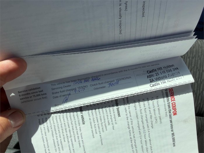 2014 HOLDEN COMMODORE EVOKE (LPG) VF White