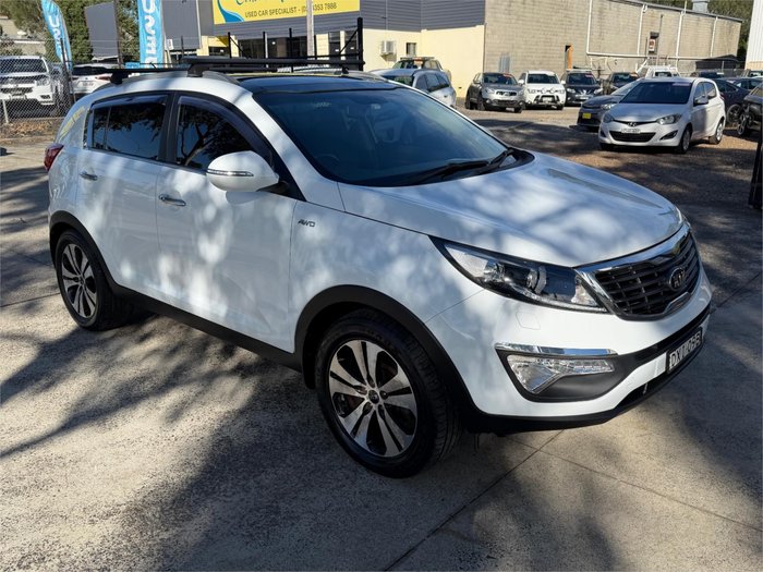 2013 KIA SPORTAGE PLATINUM (AWD) SL SERIES 2 White