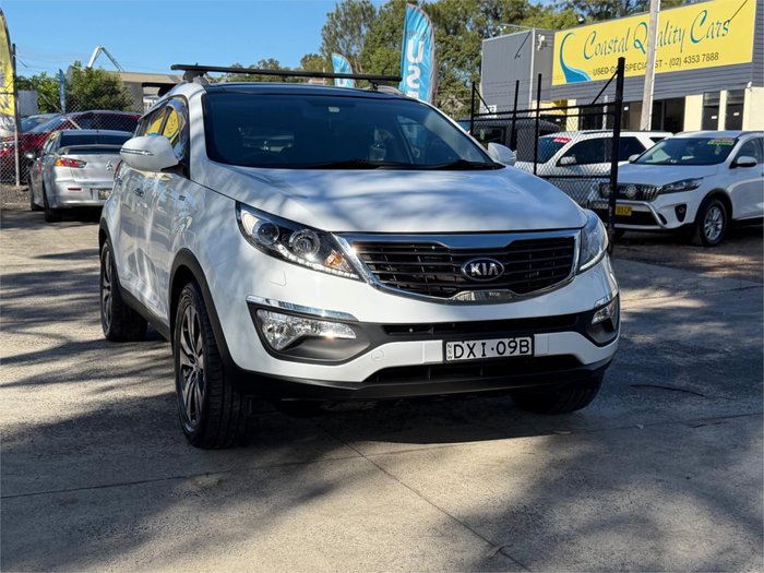 2013 KIA SPORTAGE PLATINUM (AWD) SL SERIES 2 White