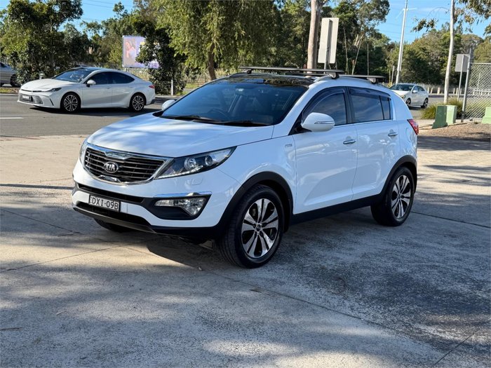 2013 KIA SPORTAGE PLATINUM (AWD) SL SERIES 2 White