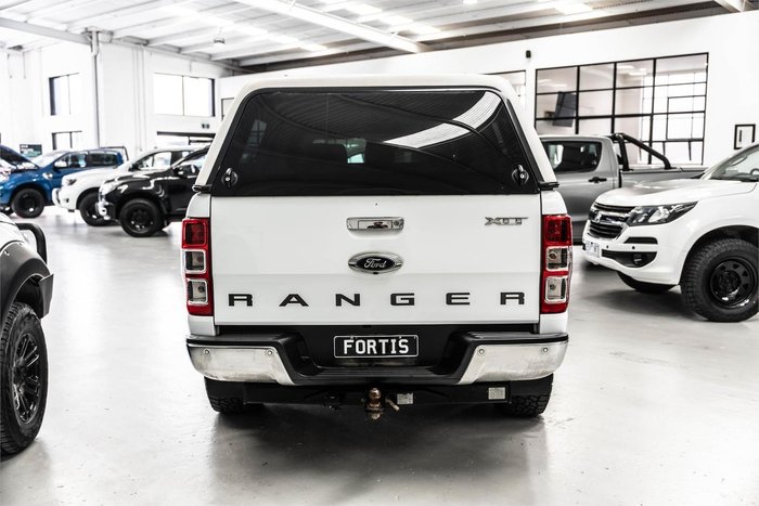 2018 Ford Ranger XLT PX MkII MY18 4X4 Dual Range Frozen White