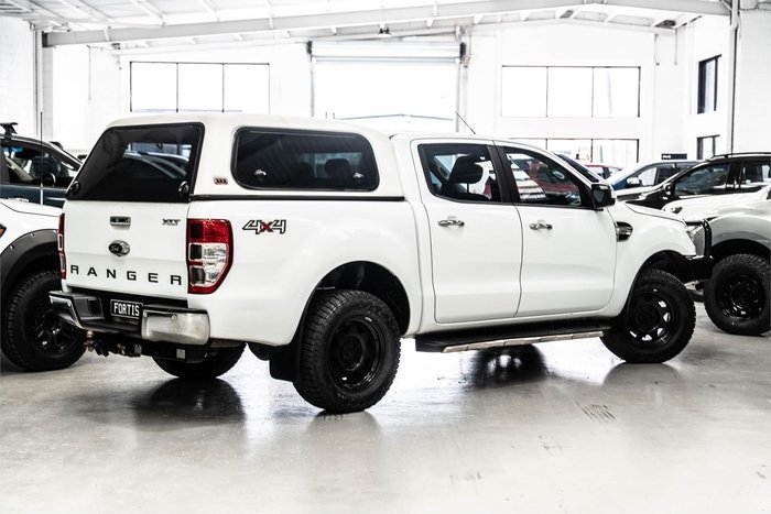2018 Ford Ranger XLT PX MkII MY18 4X4 Dual Range Frozen White