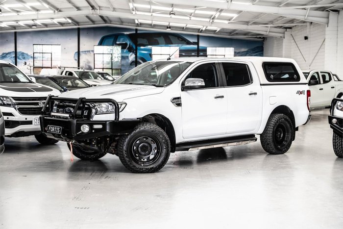 2018 Ford Ranger XLT PX MkII MY18 4X4 Dual Range Frozen White