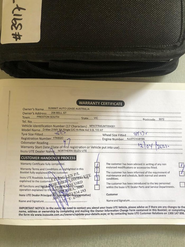 2021 Isuzu D-MAX SX High Ride MY21 4x2 Mineral White