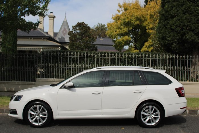 2019 SKODA Octavia 110TSI NE MY19 Moon White