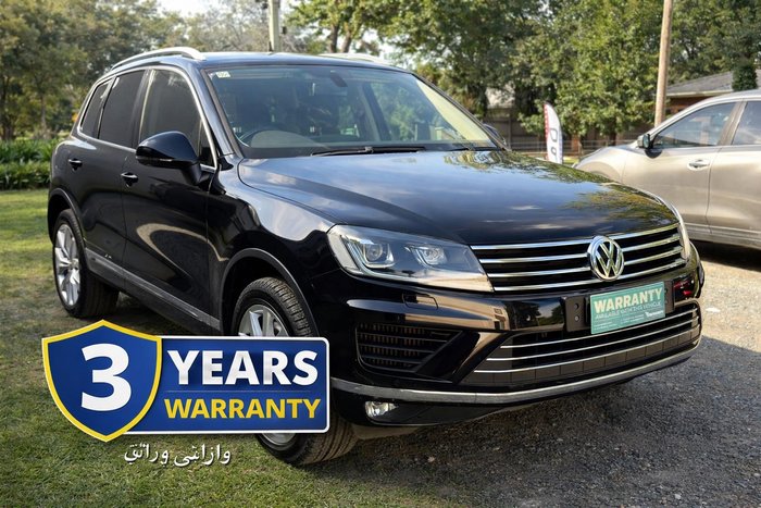 2015 Volkswagen Touareg V6 TDI 7P MY15 Four Wheel Drive Deep Black