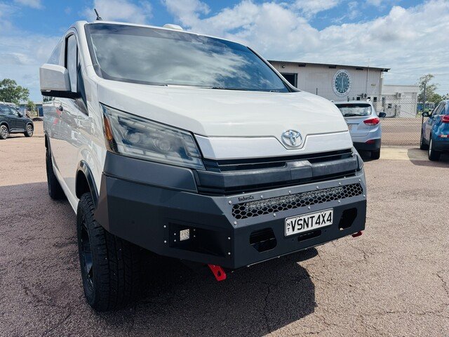 2024 Toyota Hiace 2024 HiAce Van LWB 2.8L Turbo Diesel Automatic - VSNT Offroad Suspension, Wheel Tyre Upgrade French Vanilla