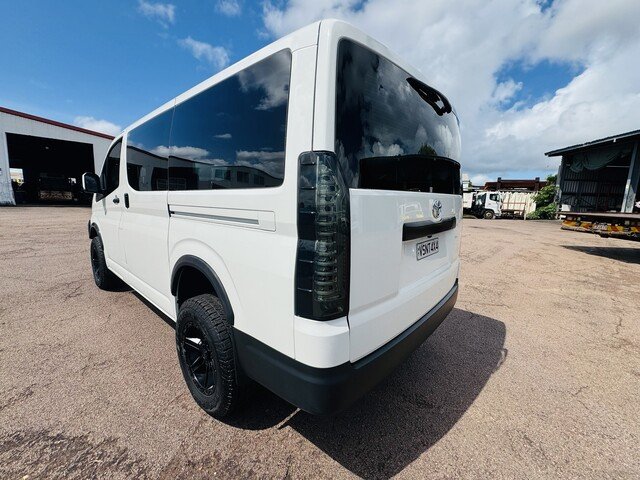 2024 Toyota Hiace 2024 HiAce Van LWB 2.8L Turbo Diesel Automatic - VSNT Offroad Suspension, Wheel Tyre Upgrade French Vanilla