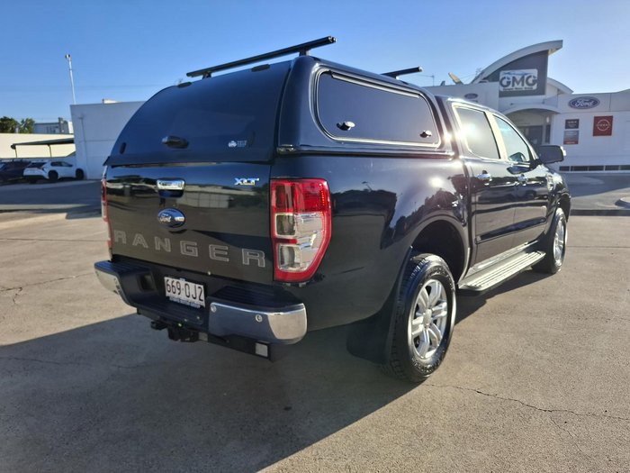 2021 Ford Ranger XLT PX MkIII MY21.25 4X4 Dual Range Shadow Black