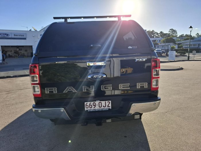 2021 Ford Ranger XLT PX MkIII MY21.25 4X4 Dual Range Shadow Black