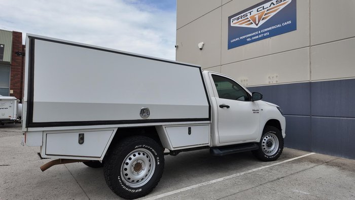 2018 Toyota Hilux SR GUN126R 4X4 Dual Range Glacier White