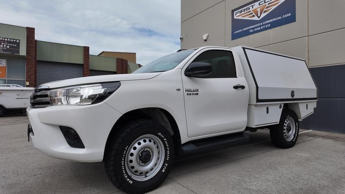 2018 Toyota Hilux SR GUN126R 4X4 Dual Range Glacier White