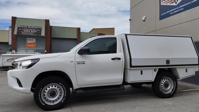 2018 Toyota Hilux SR GUN126R 4X4 Dual Range Glacier White