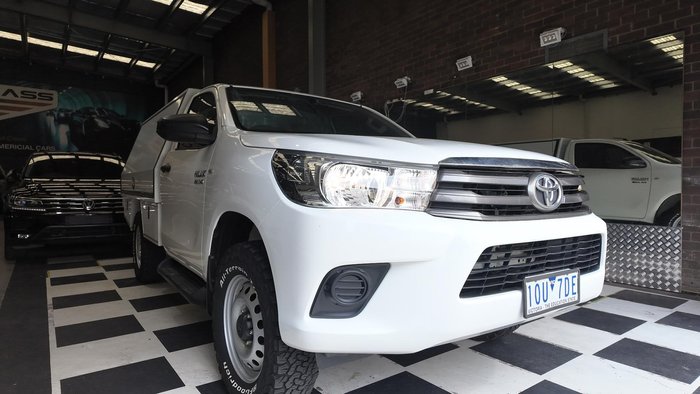 2018 Toyota Hilux SR GUN126R 4X4 Dual Range Glacier White