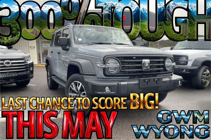 2025 GWM Tank 300 Fossil Grey (KV01)