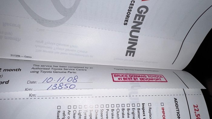 2007 Toyota Camry Altise