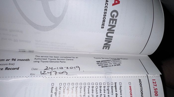 2007 Toyota Camry Altise