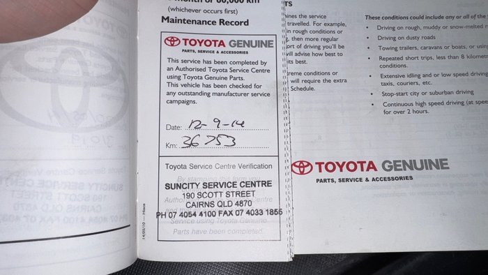 2011 Toyota Hiace Commuter