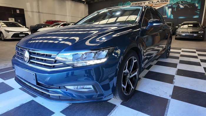 2021 Volkswagen Passat 140TSI Proline B8 Aquamarine Blue