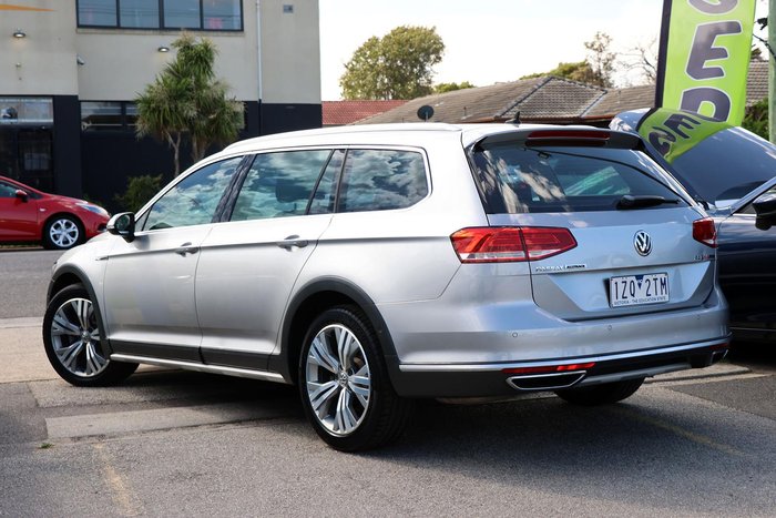 2018 Volkswagen Passat 140TDI Alltrack B8 MY18 Four Wheel Drive Pyrite Silver