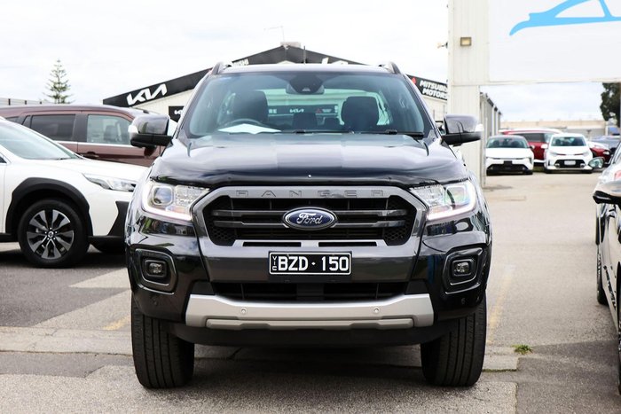 2022 Ford Ranger Wildtrak PX MkIII MY21.75 4X4 Dual Range Shadow Black