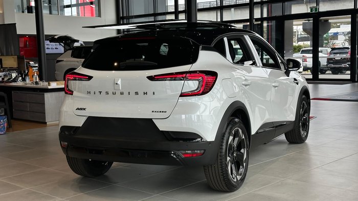 2025 Mitsubishi ASX Exceed XE MY25 Crystal White with Onyx Black Roof