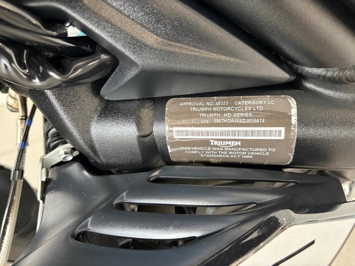 2018 Triumph Street Triple RS Street Triple Black