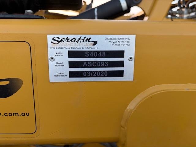 0 SERAFIN ULTISOW S4048 SINGLE DISC AIR SEEDER BAR 2020 USED YELLOW