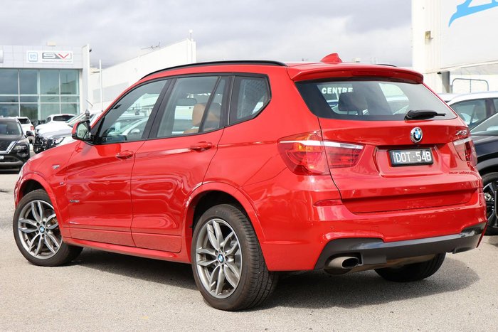 2016 BMW X3 xDrive20i F25 LCI 4X4 Constant Melbourne Red