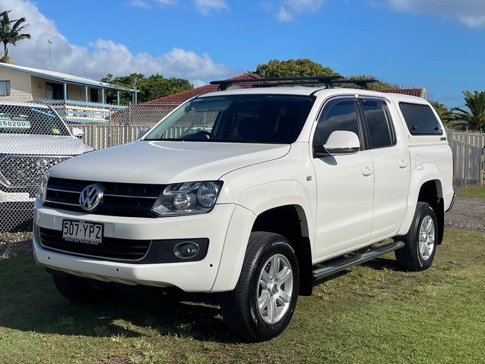 2014 Volkswagen Amarok TDI400 Highline 2H MY15 4X4 Dual Range Candy White